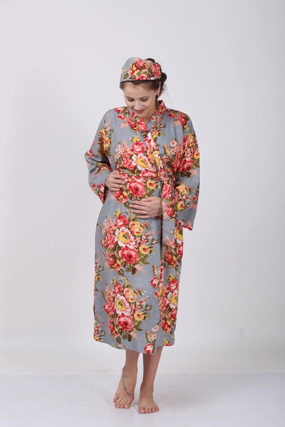 Elegant maternity robe set mommy & me matching set baby