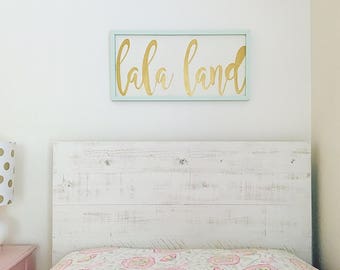 Headboard - White Shiplap Distressed Twin Headboard / Dorm Room Legless Headboard