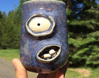 Liam Unique Ceramic Monster Cup Glass Wine Glass Beer Cup