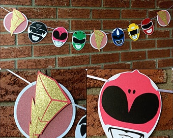 Power rangers banner | Etsy