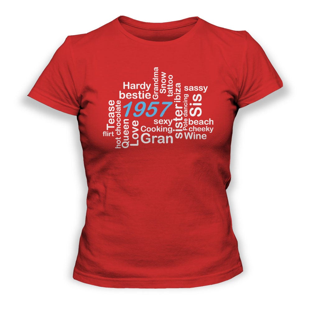 Personalized 60th Birthday Tshirt Gift For Women Customizable