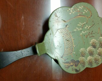 Vintage Tole Painted Silent Butler