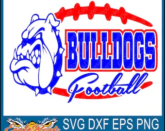 Bulldogs Football| SVG| DXF| EPS| Png| Cut File| Bulldogs| Football| Bulldogs Cut File| Football Cut File| Silhouette| Digital Download