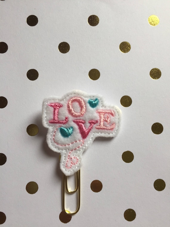 Love planner Clip/Planner Clip/Bookmark.
