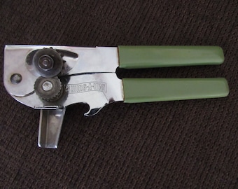 Vintage Swing-A-Way 75 Avocado Green Can Bottle Opener Free Shipping