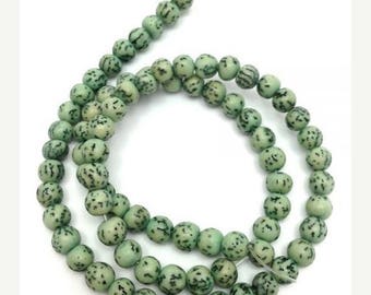 SALE 15% OFF Salwagperlen, turquoise, 6-7 mm, 1 strand, 65, S