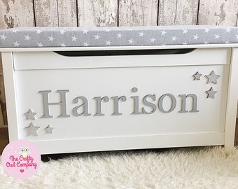 personalised velvet toy box