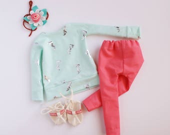 Handmade doll clothes, 18 inch doll clothes, holly doll clothes, mermaid doll outfit set