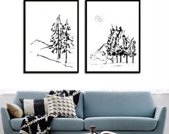 Black And White Wall Decals black tree decal | etsy Black And White Wall Decals black tree decal | etsy