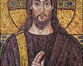 Poster, Many Sizes Available; Jesus 6Th Century Mosaic