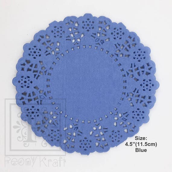 Blue Paper Doilies Frecn Lace Paper Doily Decorations