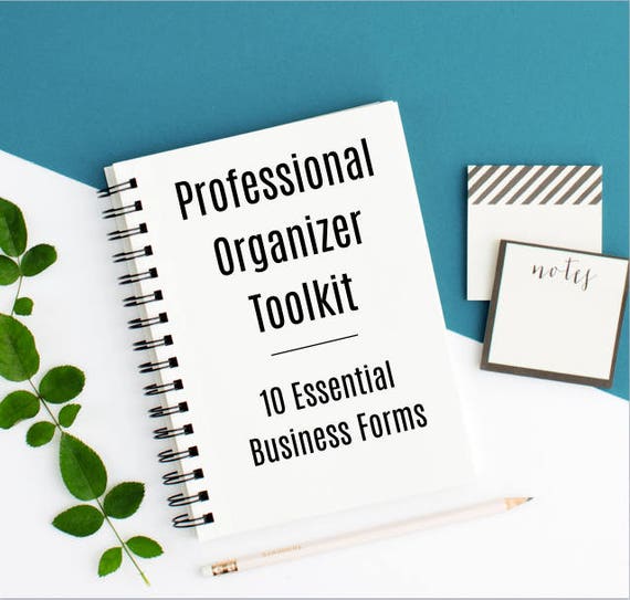Professional Organizer Forms Toolkit Essential business
