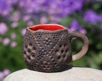 Birthday gift Coffee mug New home gift Pottery mug Rustic mug Gift|for|couple His and hers Gift|for|girlfriend Gift|for|friend Family gift