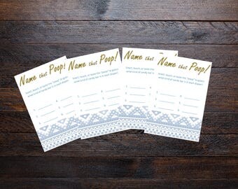 Name that Baby Baby Shower Game PRINTABLE