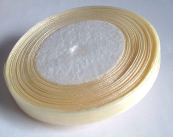 1 organza Ribbon Spool beige 10mm 45 m