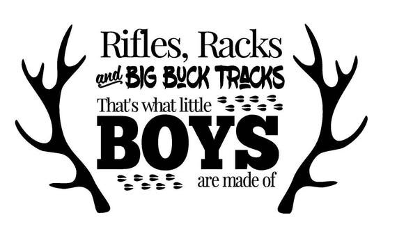 Download What Little Boys Are Made of DEER HUNTING VERSION Svg Cutting
