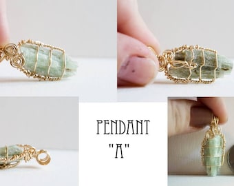 Green Kyanite Pendant