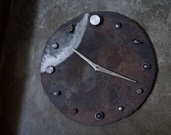 Metal Wall Clock metal wall clock | etsy Metal Wall Clock metal wall clock | etsy