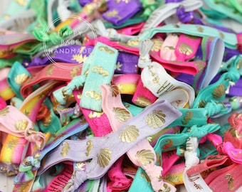 Tropical Hair Ties, Bulk Hair Ties, Hair Tie Holder, Hair Tie Bracelet, Tropical Print, Hair Tie Favors, Wedding Favors, Tropical Party