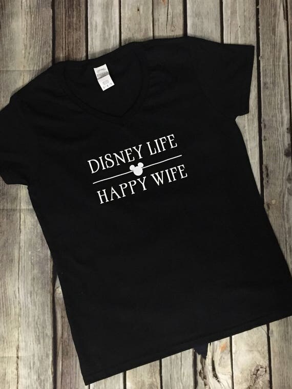 Disney Life Happy Wife Tee