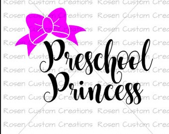 Preschool Princess. Back to school. School. Learning. Teachers. Students. Apple.