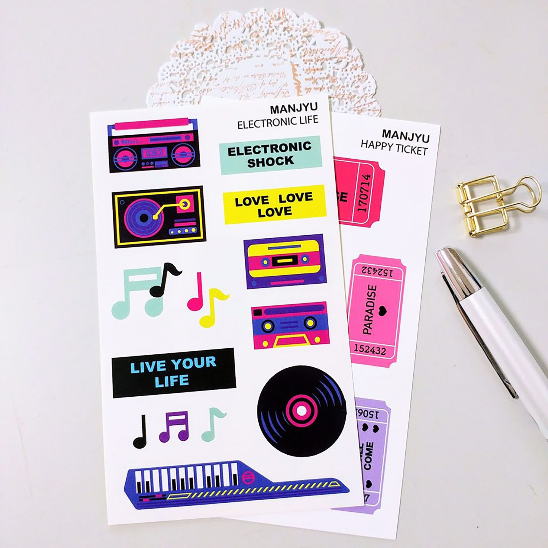 Electronic Life Sticker