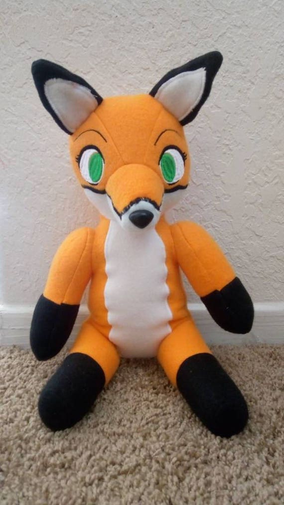 giant fox plushie aj