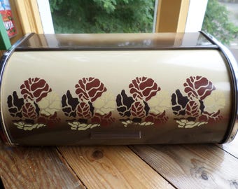 Vintage broodtrommel / bread box / bread bin / boîte à pain / brotkasten, 1970s