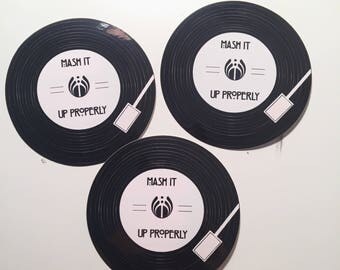 Bassnectar Vinyl Record Sticker