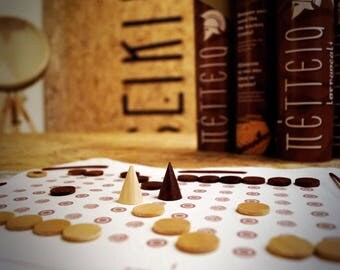 Enneadi Ancient Greek Game Top Quality HandCrafted Board Enneadi Ancient Greek Game Top Quality HandCrafted Board