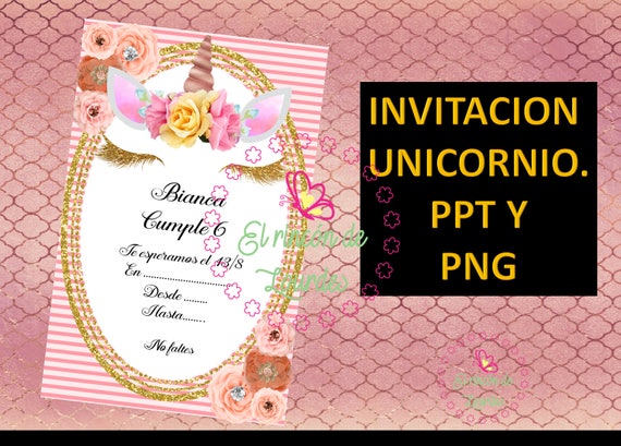 INVITACION UNICORNIO