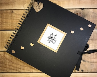 Handmade Personalised Adventure Scrapbook / Photo Album / Gift / Memory book.