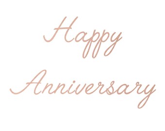 Happy Anniversary Gift Card