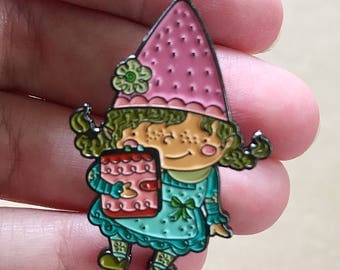 Planner Girl Gnaomi the Gnome, Enamel Pin, Plantasia Friends, Planner Girl Pin, Plantasia Pin