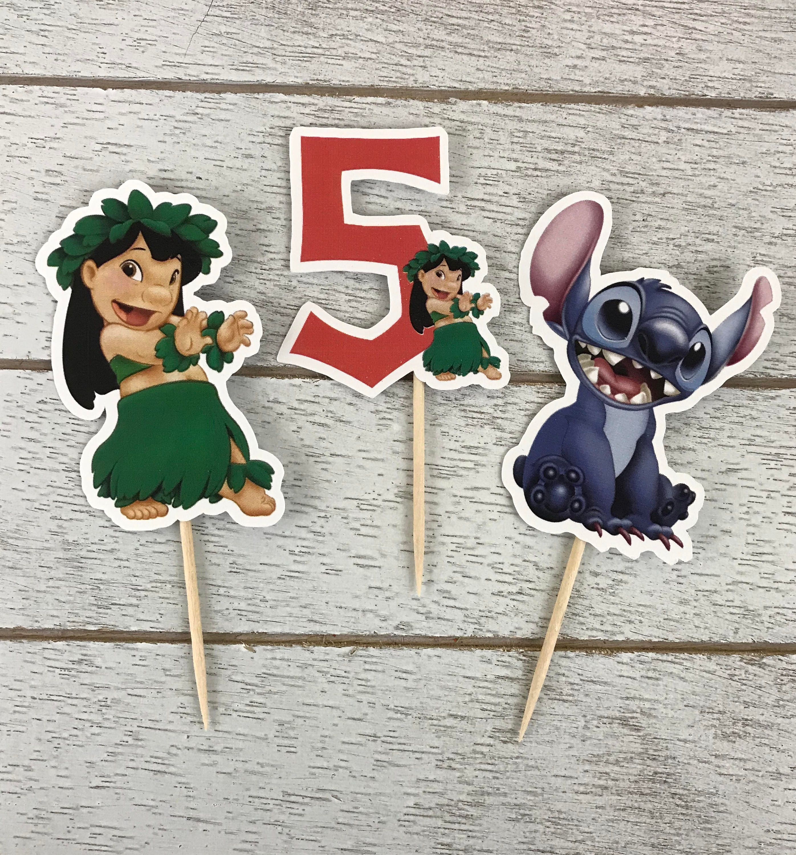 Lilo & Stitch Inspired Cupcake Toppers 12