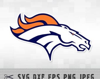Denver Broncos SVG PNG DXF Logo Layered Vector Cut File Silhouette Studio Cameo Cricut Design Template Stencil Vinyl Decal Transfer Iron on