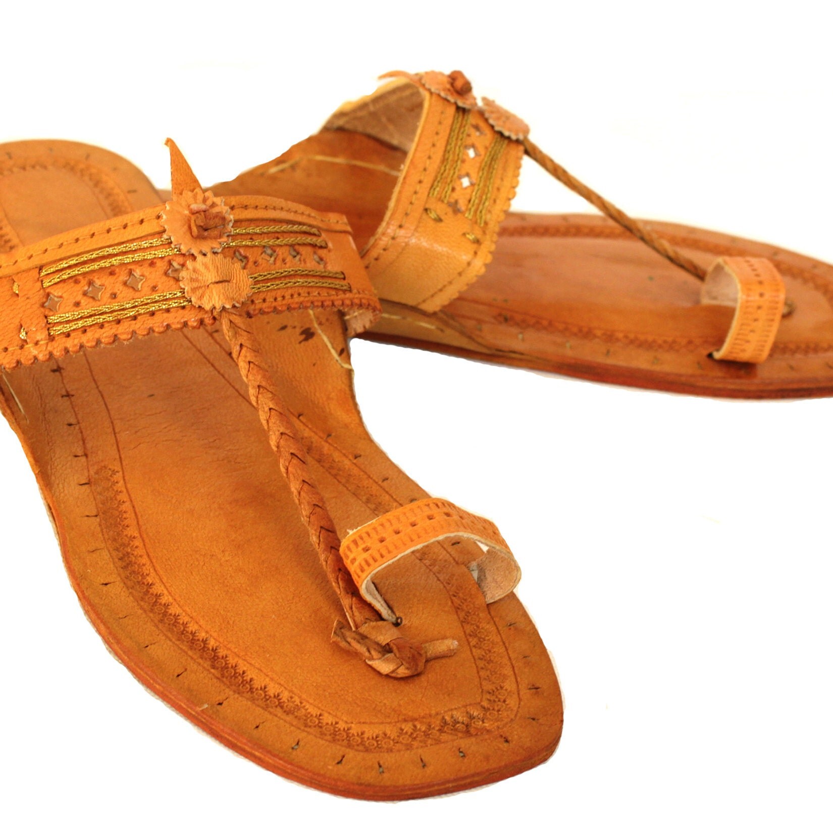 Handmade kolhapuri leather sandalsChristmas