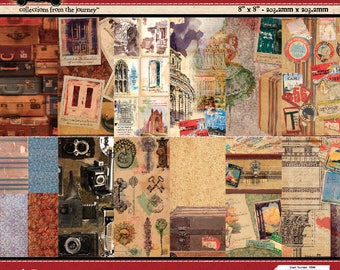 7gypsies Wanderlust 8x8 Paper Pad