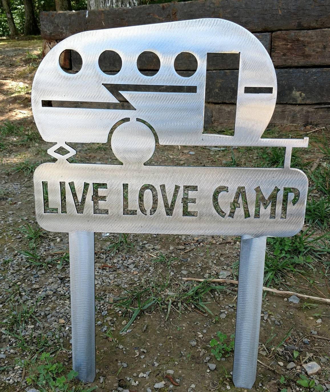 Personalized Camp Signs Metal Art Decor for the campground