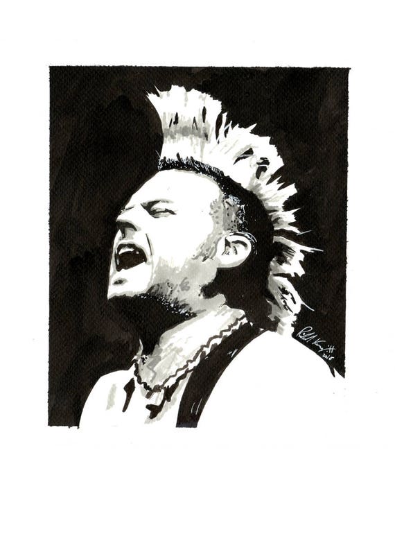 Fat Mike Ink Portrait A4 Print