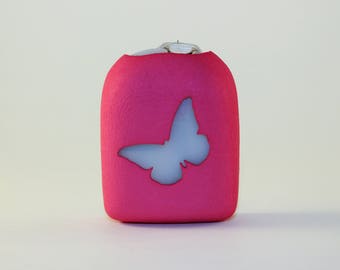 Clip-On Omnipod Pod Cover - Butterfly