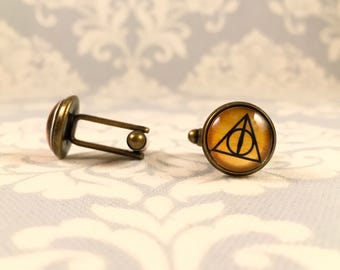 Harry Potter Deathly Hallows Cufflinks