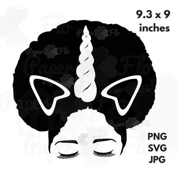 Download Afro unicorn SVG unicorn puff svg unicorn eyelashes unicorn