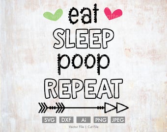 Download Eat sleep poop | Etsy