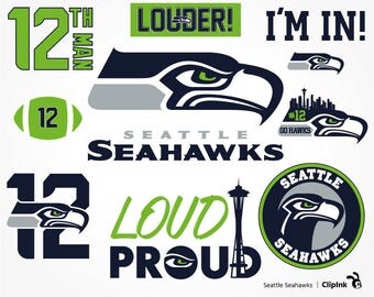 Seattle Seahawks svg, Seattle Seahawks clipart, Seattle svg, 12 svg, digital files, svg, eps, png, dxf, pdf. Decor Cut Print Mug Shirt Decal