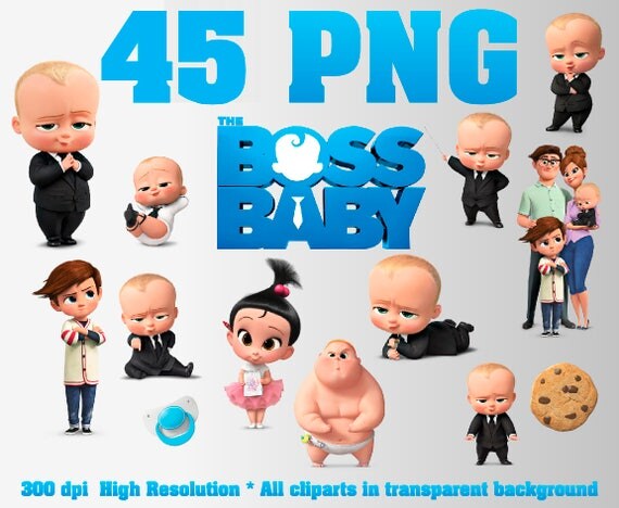 The Boss Baby Clipart 40 PNG 300 DPI Transparent