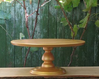 20 Inches Shiny GOLD Wedding Cake StandRustic Gold StandCustom Sturdy 20 Inches Shiny GOLD Wedding Cake StandRustic Gold StandCustom Sturdy