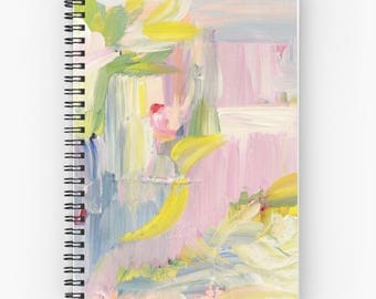 Spiral Notebooks, Spiral Journals, Abstract Art - FREE Shipping -