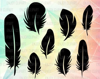 Feather Svg, Feather Clipart, Feather Decal, Feather Png, Cricut Designs, Cricut Svg, Silhouette Cameo Files, Clipart Svg, Svg Designs, Dxf