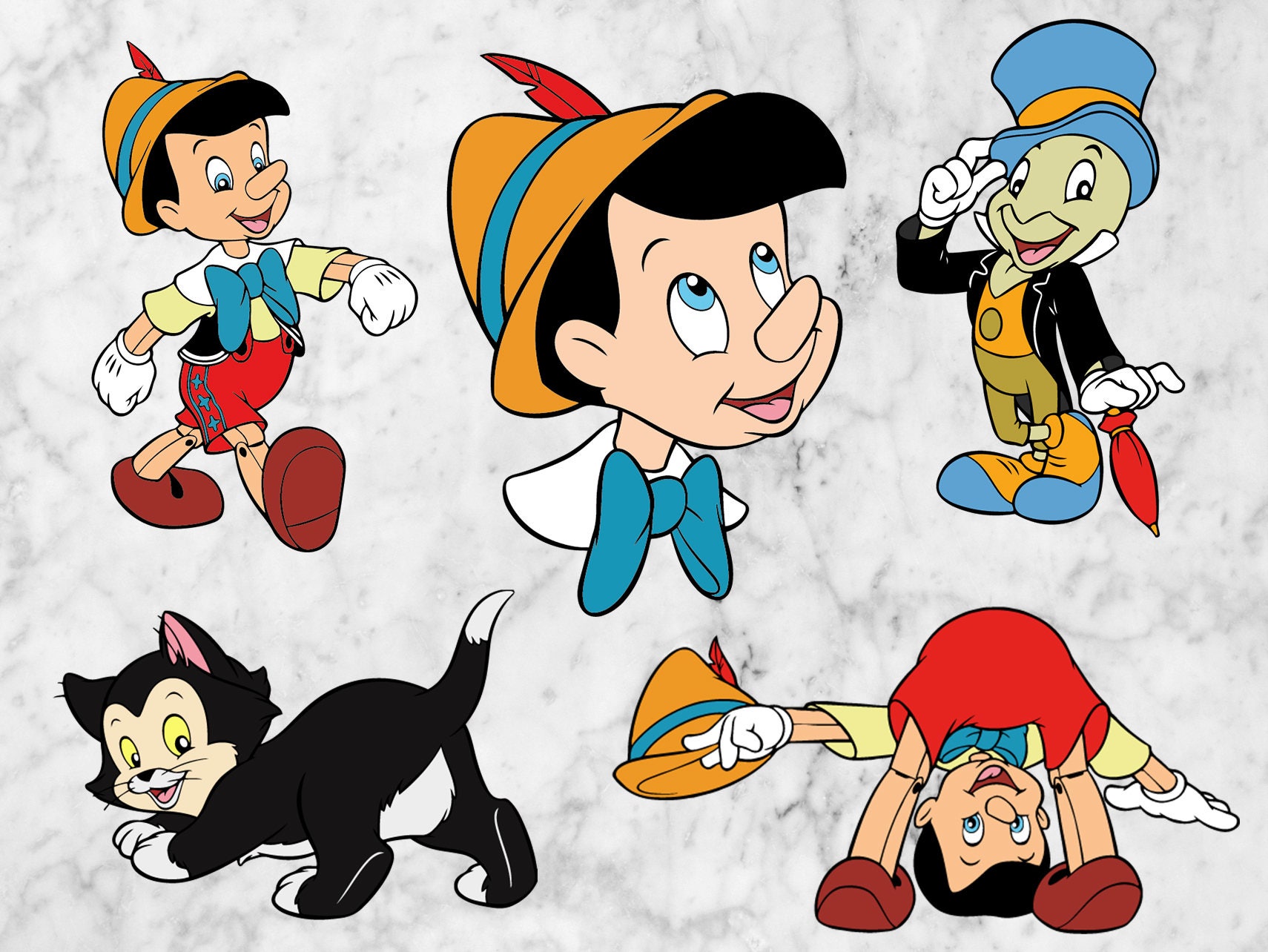 Pinocchio Svg Pinocchio Clip art Pinocchio cut files for